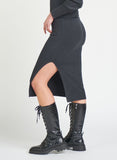 1827753 Midi Sweater Skirt W/slit