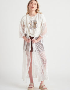 1923264 DEX Long Kimono Cover Up