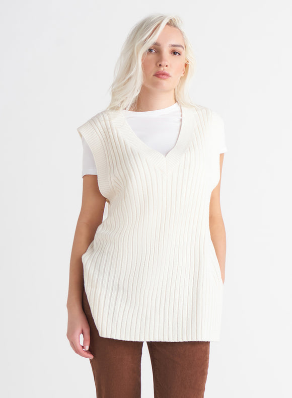 2027033 DEX Rib Knit Sweater Vest