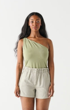 One Shoulder Twisted Top