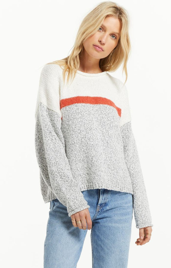 ZW213226 ZSUPPLY Kennedy Color Block Sweater